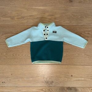 L.L. Bean Kids' Teal and light blue Long Sleeve Sweater